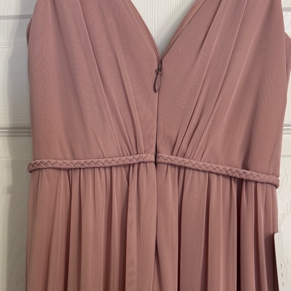 Azazie Tanicia Dusty Rose Bridesmaid Dress – Size 0 – NWT - Picture 4 of 10